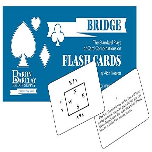 Baron Barclay Bridge Flash Cards - The Standard Plays of Card Combinations - The Plays Every Bridge Player Must Know
