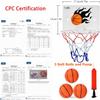 CYFIE Basketball Hoop Toddler, Bathtub Bath Toys for Office Desk Bathroom Slam Dunk Games, Suction Cup Basketball Hoop for Kids Girls Boys view 2