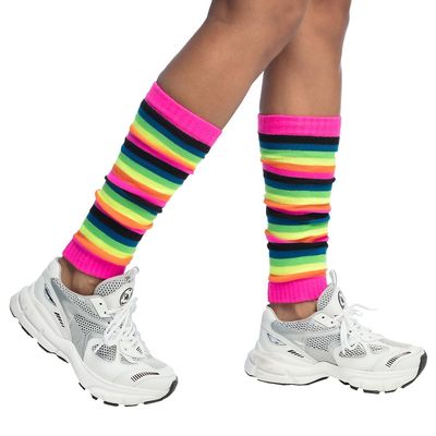 Boland 01719 Leg Warmer Rainbow Fancy Dress One Size
