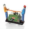 WPS Railroad Handcar, 13 cm - Nostalgic Wind-up Tin Model view 2