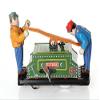 WPS Railroad Handcar, 13 cm - Nostalgic Wind-up Tin Model view 3