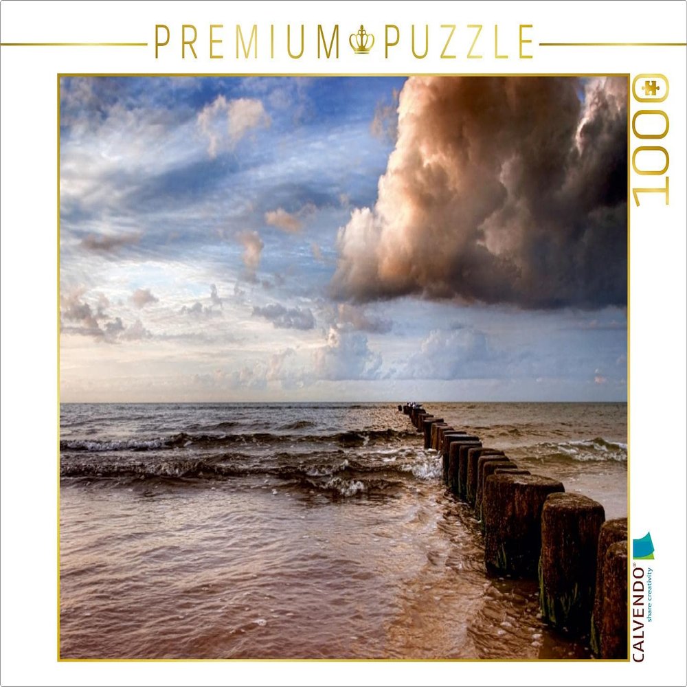 CALVENDO Puzzle Ahrenshoop groynes 1000 Pieces 64 x 48 cm from Steffen Gierok ; Magik Artist Design