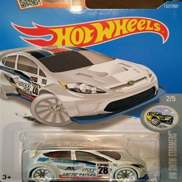 '12 FORD FIESTA , hot wheels 2016 white by Hot Wheels