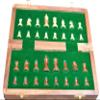 10x10 Chess Set on Sale - ChessBazar Chess Set with Bag - Folding Standard Magnetic Travel Chess Board Game Handmade in Fine Rosewood with Storage for Chessmen view 2