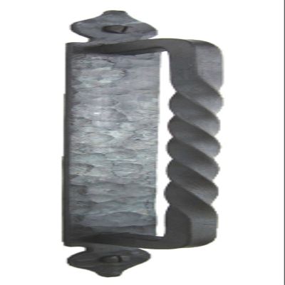 Rustic Spanish Spade Twisted Iron 8" Cabinet Pull HPR814
