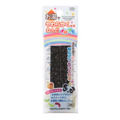 Iropla ACG-PC1-K-10P Seed Clay, Black, 10 Pieces