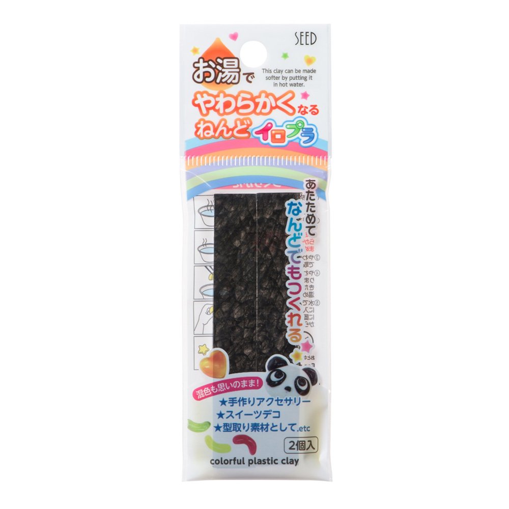 Iropla ACG-PC1-K-10P Seed Clay, Black, 10 Pieces