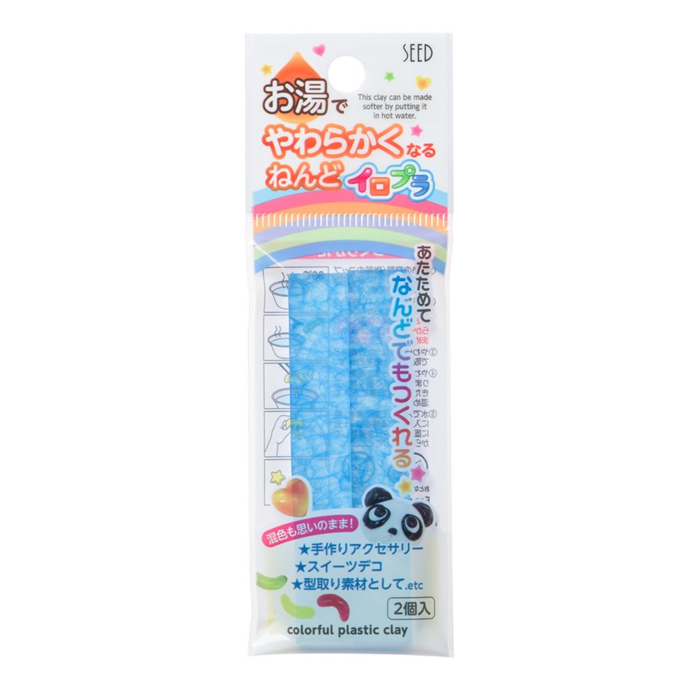 Iropla ACG-PC1-LB-10P Seed Clay Light Blue, 10 Pieces