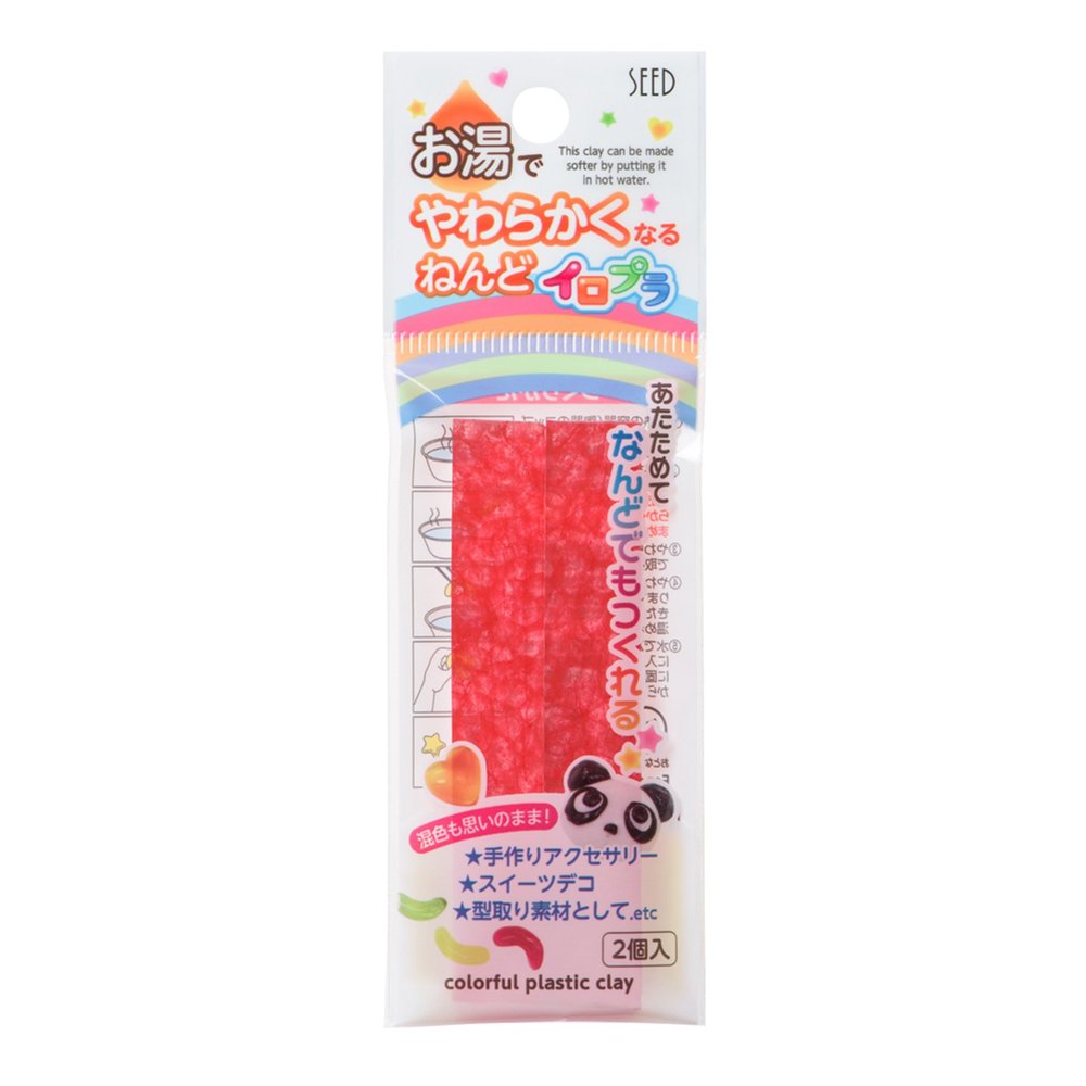 Iropla ACG-PC1-R-10P Seed Clay, Red, 10 Pieces