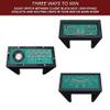 Hathaway Classic Monte Carlo 4 in 1 Casino Game Table - Includes Craps Table, Roulette Table Top, Blackjack Table Top Which Can Be Used as Poker Table Top, Bar Table Top, & Complete Game Accessories view 3