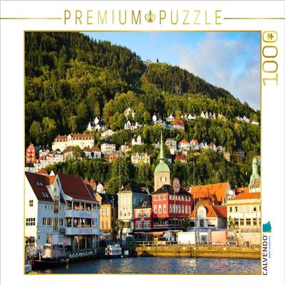 CALVENDO Puzzle The City of Bergen in Norway 1000 Pieces 64 x 48 cm from Andrea Koch