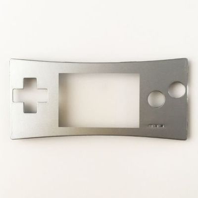 Replacement Repair Front Faceplate Case Cover Shell Part for Game Boy Micro (GBM) Silver