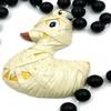 Mummy Duck Bead Necklace Halloween Party Black Beads Parade New Orleans view 3