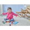 edxeducation Geo Pegs and Peg Board Set - 36 Pegs in 3 Shapes and 6 Colors + 3 Laces - Ages 18m+ - Homeschool Supplies for Preschool Activities view 2