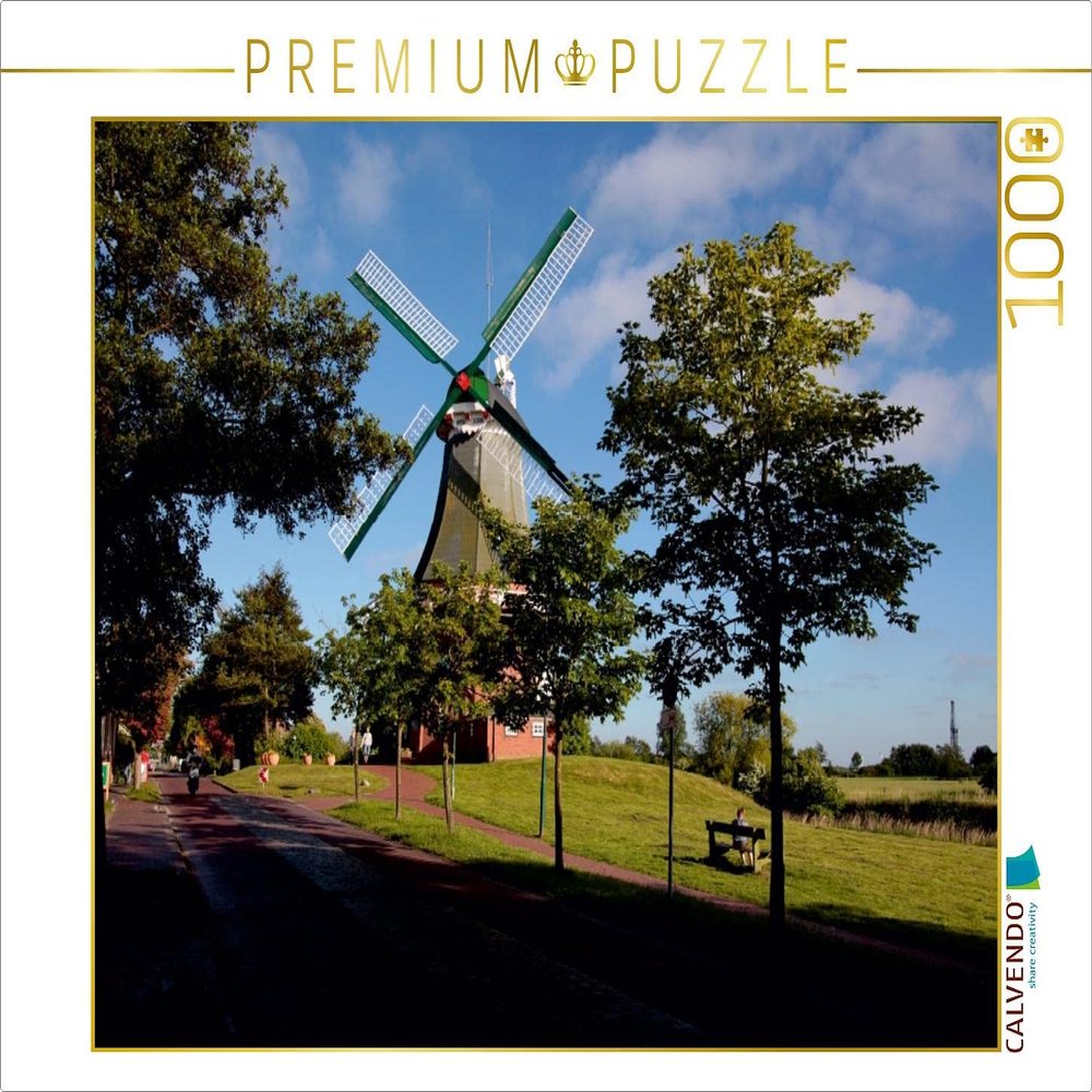 CALVENDO Puzzle Green Mill 1000 Pieces 64 x 48 cm from A. Dreegmeyer