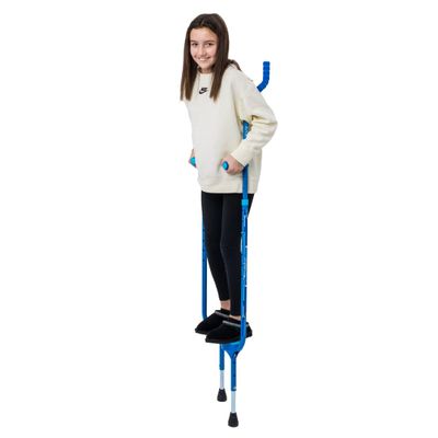 Flybar Master Walking Stilts for Kids 5 Adjustable Heights, Sturdy, Easy Assembly, Wide Non-Slip Rubber Bottom Tip, Foam Grips, Outdoor Toys for Kids Ages 10+, 200 lbs