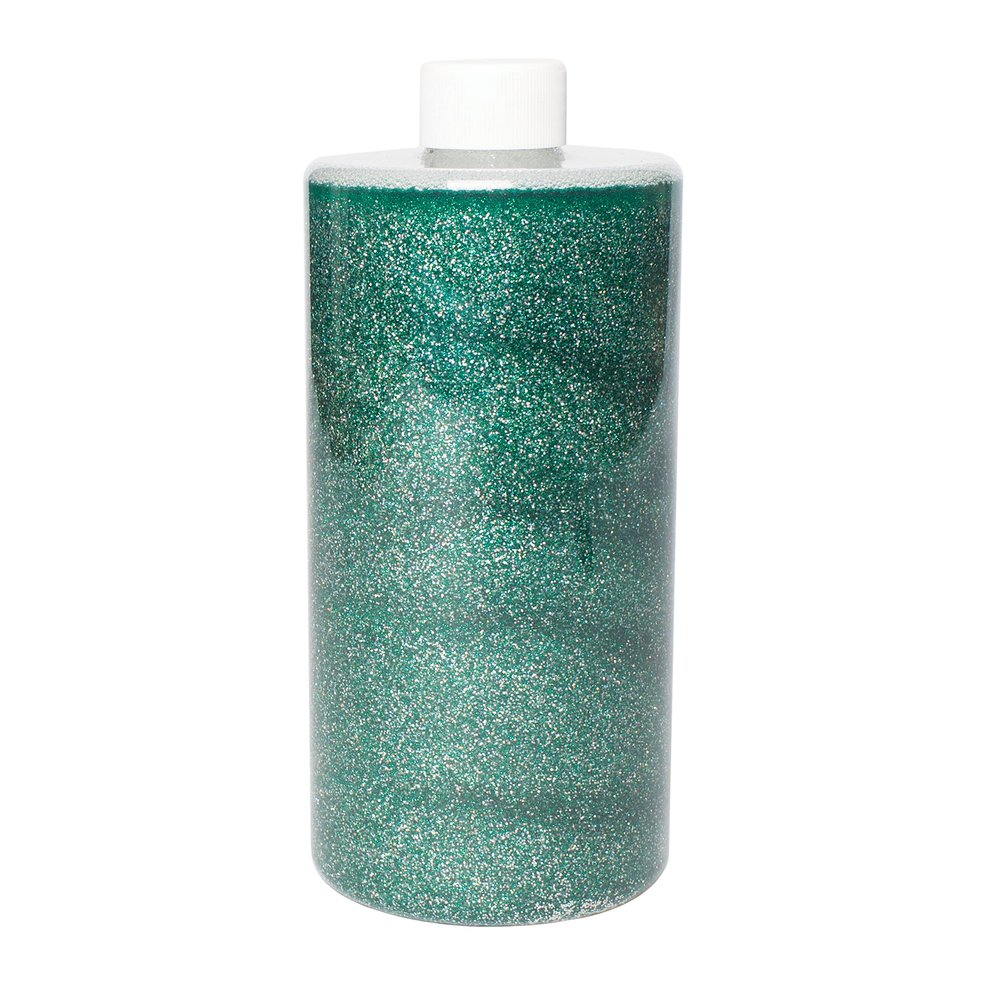 Fun and Function Large Green Calm Down Jar - Kids Glitter Sensory Bottle - Liquid Timer Calming Toy for Kids - Glitter Jar Water Fidget Toy - Calming Sensory Toys for Liquid Sensory Play - For Ages 3+