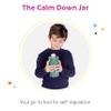 Fun and Function Large Green Calm Down Jar - Kids Glitter Sensory Bottle - Liquid Timer Calming Toy for Kids - Glitter Jar Water Fidget Toy - Calming Sensory Toys for Liquid Sensory Play - For Ages 3+ view 2