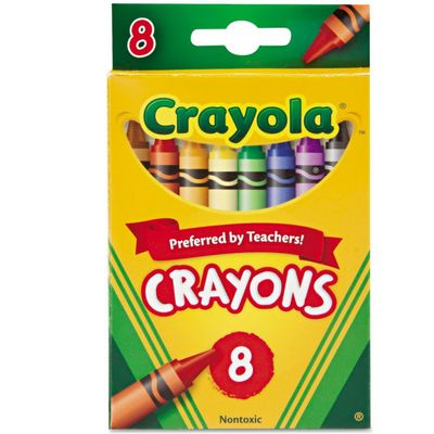Crayola Crayons 8 Color Peggable [Set of 6]
