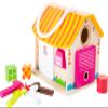 Small Foot Wooden Toys Wood Shed with Keys Motor Skills Playset Designed for Children 12+ Months, Multi (10315) view 2