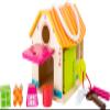 Small Foot Wooden Toys Wood Shed with Keys Motor Skills Playset Designed for Children 12+ Months, Multi (10315) view 3