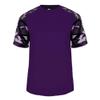 Badger Sport Purple Camo Sleeve Adult 2X view 1