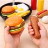 25 PCS Play Food Kids Toy Set with Frying Pan Skillet and Spatula - Kitchen Cooking Pretend Play Toy Grill Set for Toddlers Kids view 3