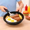 25 PCS Play Food Kids Toy Set with Frying Pan Skillet and Spatula - Kitchen Cooking Pretend Play Toy Grill Set for Toddlers Kids view 4