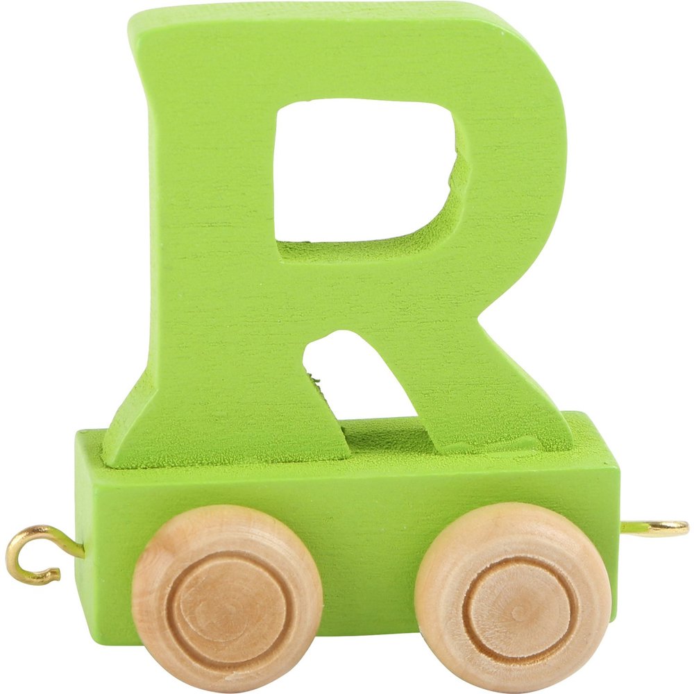 train letter Q green 6,5 cm
