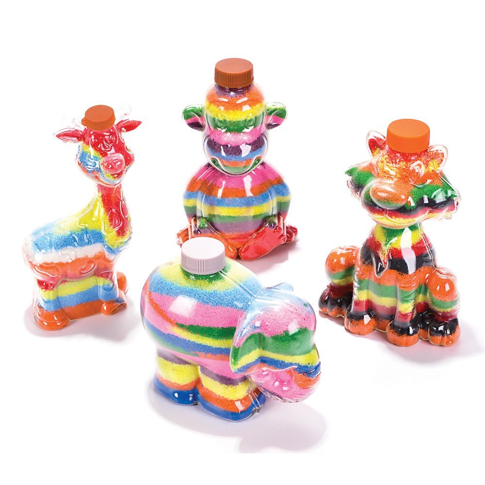 ANIMAL SAND ART BOTTLE (pack of 12) by Rhode Island Novelty