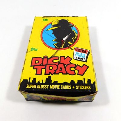 1990 Topps Dick Tracy Trading Card Unopened Box by Topps