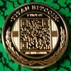 Bit Coin Titan Gold Plated Challenge Art Coin view 2