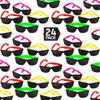 24 Pack 80's Style Neon Party Sunglasses - Fun Gift, Party Favors, Party Toys, Goody Bag Favors view 1