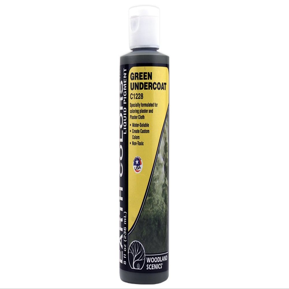 Woodland Scenics WS 1228 Green Undercoat 8 oz. by Woodland Scenics