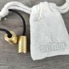 BEGLERI - BRASS - HAND MACHINED EDC GREEK WORRY FIDGET BEADS - MADE IN THE USA view 4