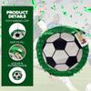 APINATA4U 16" Green Soccer Ball Pinata, Score Big at Your Soccer Themed Birthday Party, Vibrant Sports Decoration, Pinata Themed Birthday Decorations and Supplies, Outdoor Game Decor view 2