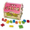 BestPysanky Multi-Function Educational Toy  Wooden Counting House with Numbers & Abacus view 2