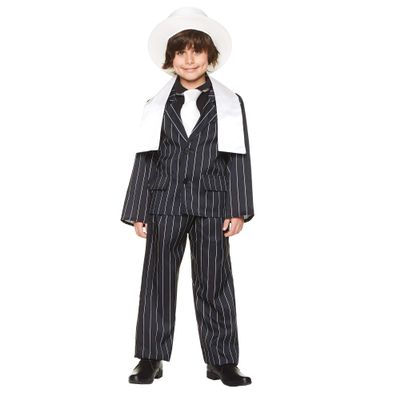 20s Gangster Mob Boss Child's Costume Medium 5-6