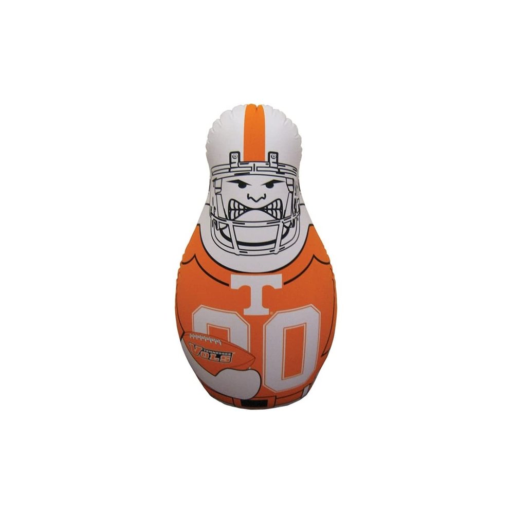 Fremont Die NCAA Tennessee Volunteers Bop Bag Inflatable Tackle Buddy Punching Bag, Mini: 12" Tall, Team Colors