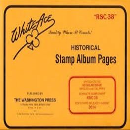 2014 White Ace United States Regular Issue Complete Supplement RSC-38