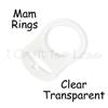 25 MAM Ring Button Style Pacifier Adapter (Clear) view 2