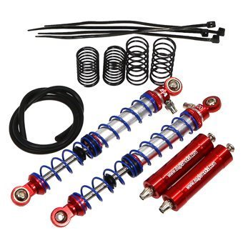 PBS PBS-100-Red Piggyback Shock, 3.9 inches (100 mm), Pack of 2
