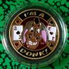 I'm A Donk Dueces Poker Colorized Challenge Art Coin view 1