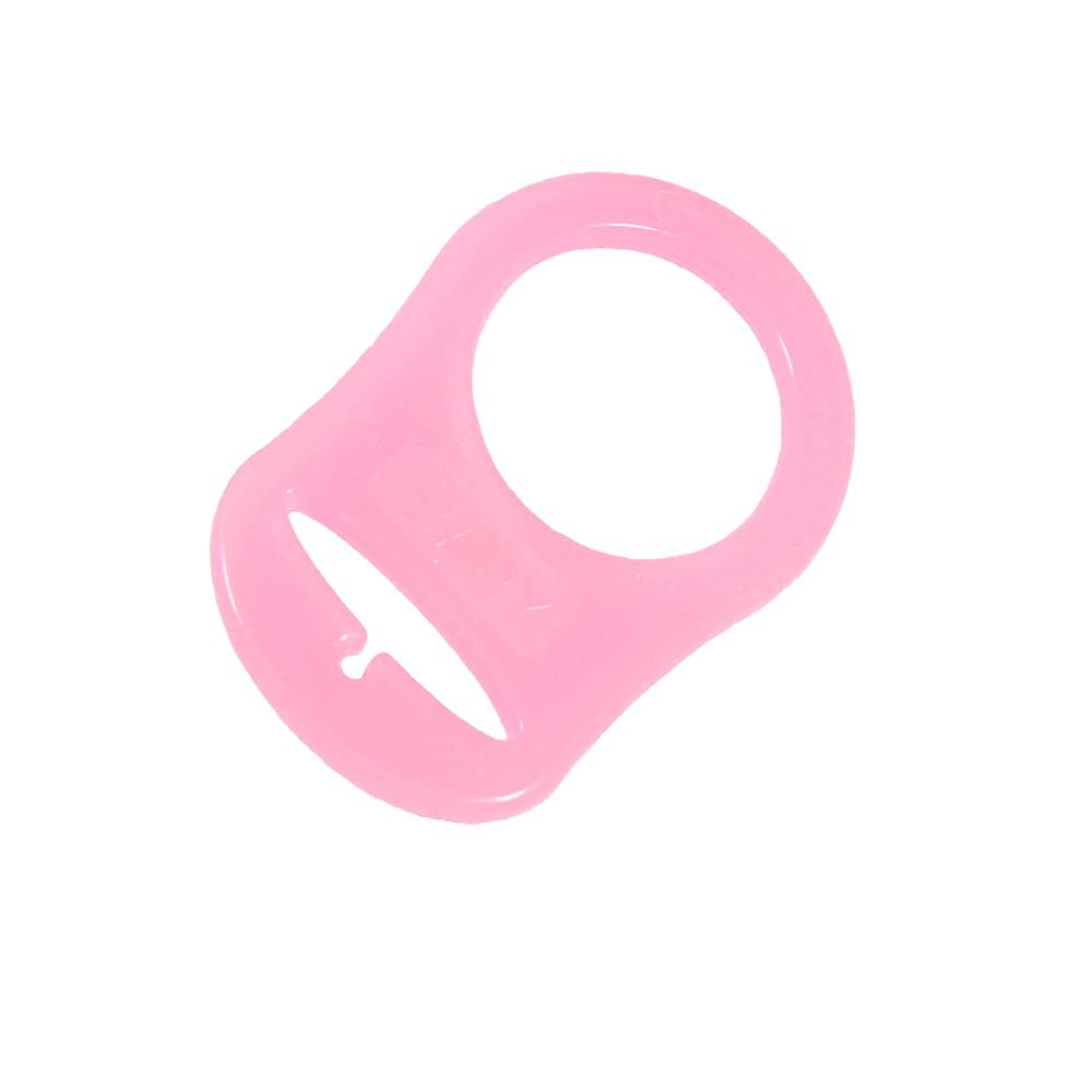 10 MAM Ring Button Style Pacifier Adapter (Hot Pink)