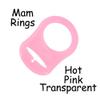 10 MAM Ring Button Style Pacifier Adapter (Hot Pink) view 2