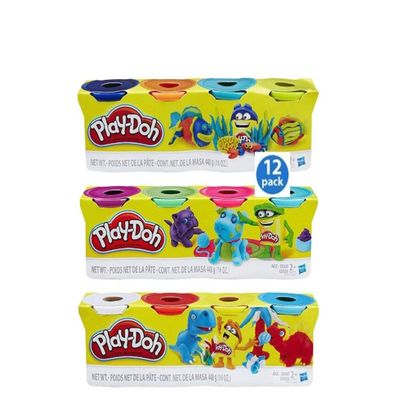 Play-Doh 4-Pack of Colors 16oz Gift Set Bundle Gift Set Gift Toy for Boys and Girls (12 Cans & 48oz Total) - 3 Pack (3 pack of 4, Variety)
