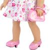 Sophia's Sparkling High Heels with Closed Toes and Glitter Platform Pumps for 18 Inch Dolls, Pink view 4
