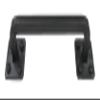 Rustic Farmhouse Wrought Iron Cabinet Pull 6 inch HPE6 view 1