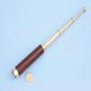 Hampton Nautical 3xglass-101 Deluxe Class Solid Brass-Wood Admiral's Spyglass Telescope 25" w/Rosewood Box-Nautical Decor view 4