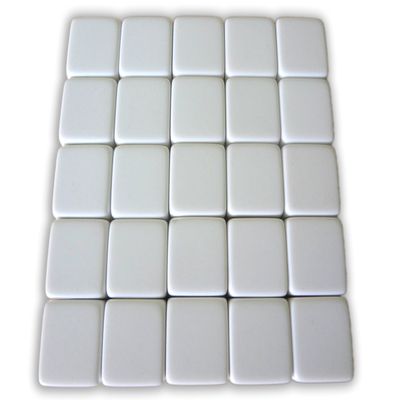 25 Blank White Dice 16MM - Great for Designing Your Own Game